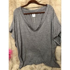 Free People across the shoulder top